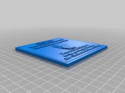 مجاني Digital Art STL تنزيل - لوحة ستان لي التذكارية - SMT_M 🦊