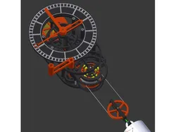 3D printed mechanical Clock with Anchor Escapement (STL files)