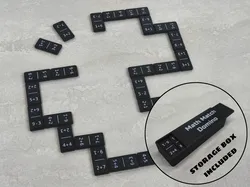 Math Match! Educational domino twist - Free 3D Print Model