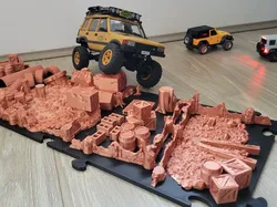 RC crawler Park playground - Free 3D Print Model