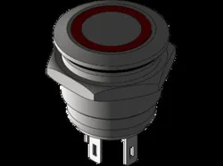 Switch vandal resistant SPST-NO, ONPOW, GQ19F-10E/J/R/12V/S