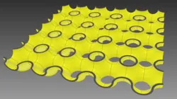 Symmetric Holed Wave Surface Thing