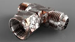 T-Fitting for hydraulic combination of 7/8" (JIC)