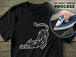 T-shirt print - Cat - Free 3D Print Model