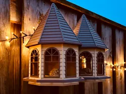The Twin bird feeder house - H2 series By Techro3D - Free 3D Print Model