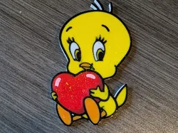 Tweety Pie Valentine Magnet - Free 3D Print Model