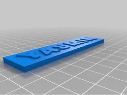 Yasmin Name Plate