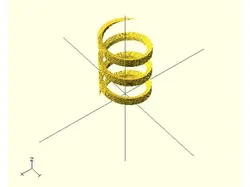 openscad screw threads with linear_extrude