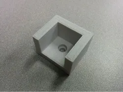 Square Rod or Tubing Wall Bracket