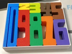 Storage box for Montessori numbers - Free 3D Print Model