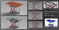 Table Height Adjustment Mechanism
