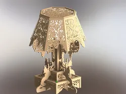 Table Lamp (Cutting Out a Fret Saw)