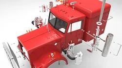 Tamiya King Hauler: Cab