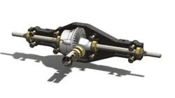 Tamiya King Hauler: Rear Differential