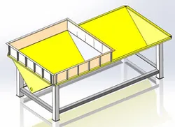 Tank for phosphating parts