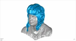 Tank Helmet 3D Scan