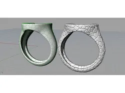 Voronoi Horseshoe ring