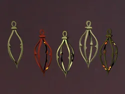 Teardrop Christmas Ornament