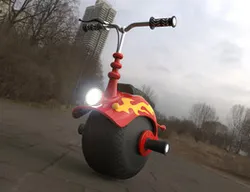 ted's bike in lorax