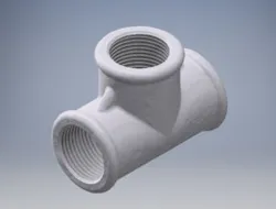 Tee 3/4" Metal Galvanizado