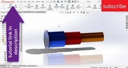 Telescope working mechanism in solidworks