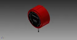 Temperature Gauge - Murphy switchgauge (45TE), 350 degrees F, Panel Mount