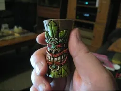 Tiki Head Pendants