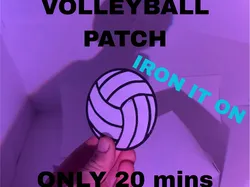 VOLLEYBALL TSHIRT PATCH! - Free 3D Print Model