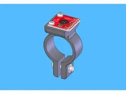 Accelerometer mount for bicycle