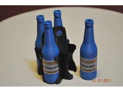 Four Pack carrier for beer bottle thing:5305
