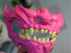 Oni mask  - Free 3D Print Model