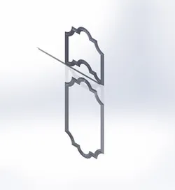 termoform kalıp kapı desen modeli
