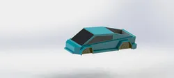 tesla cyber truck inspired vehicle