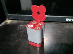 Caja para 4 pilas AA