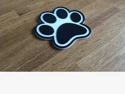 Cat paw coaster - Free 3D Print Model