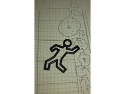 Chalk Man Keyring