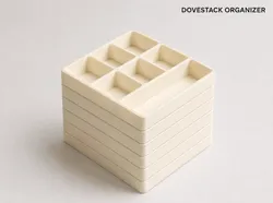 DOVESTACK Organizer - Stackable Storage Containers
