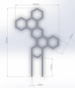 Hexagonal Plant Supports - with extensions
