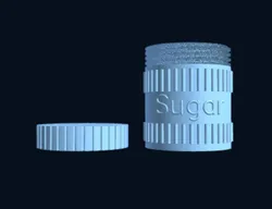 Storage Jar with Screw Lid + Custom Name — Galley & Cabin (Parametric)