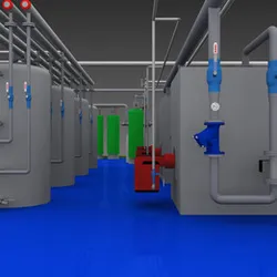 The boiler house