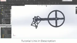 Theo Jansen's Chariot Mechanism in Solidworks