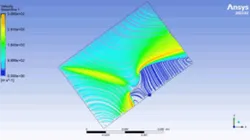 "Thermodynamic Analysis of Turbine Blade at High Temperature and Water Vapor Flow Velocity"