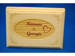 Kimmie and Georgie Wood Block