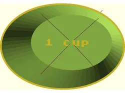 Labaled Parametric Measuring Cup