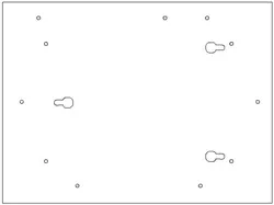 Open Access Control Mounting Bracket