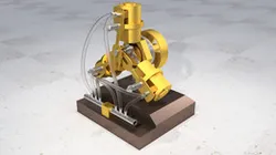 Three Cylinder Radial Steam Engine Model and Plans