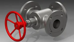 Three way valve DN 65