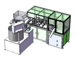 Through hole machine with vision check
