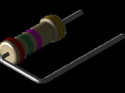 Through hole resistors