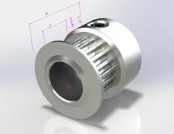 Timing Pulley GT2 (20T, 8mm bore)